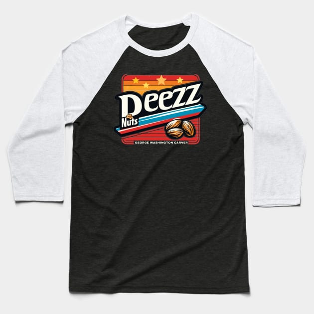 Deez Nuts Baseball T-Shirt by AlephArt